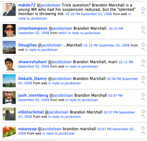 Second Set of PTF 2008 Winners Twitter Responses from PTF Contest (Set 2)
