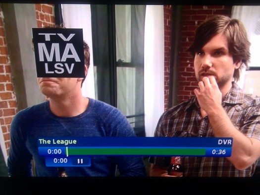 TheLeague0204_TalkingMA Talking TV-MA box from "The League" S02E04