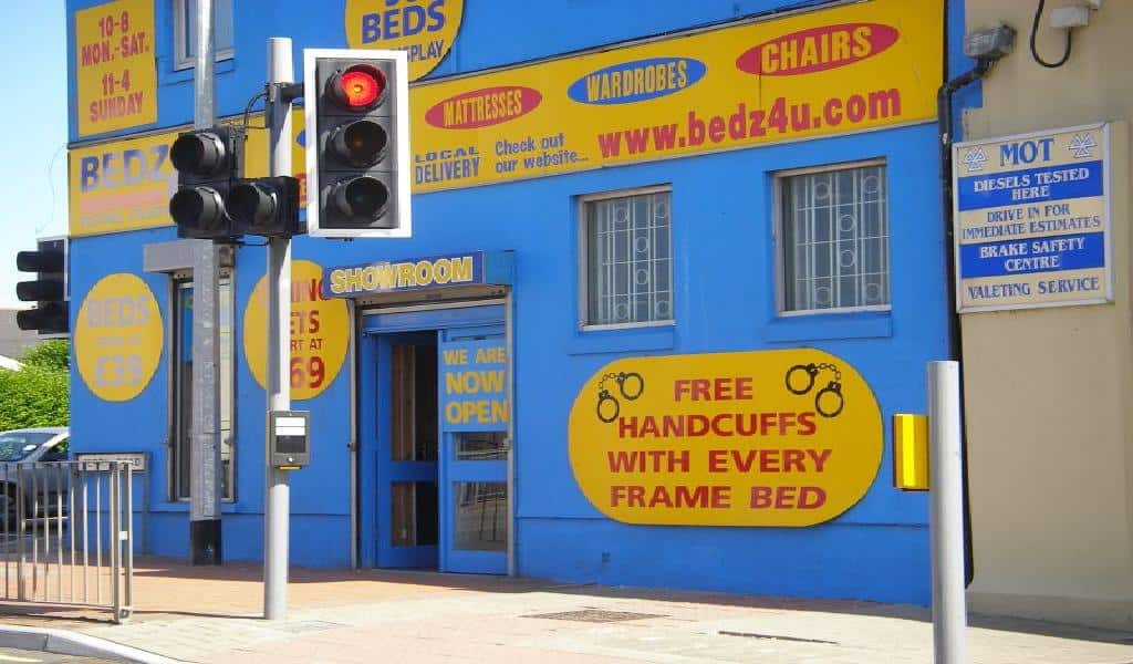 Free Handcuffs with every frame bed Free Handcuffs with every frame bed